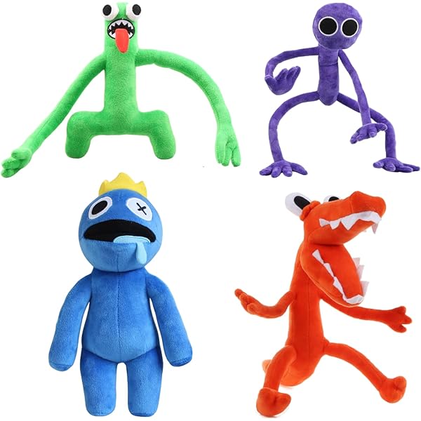 Buy Rainbow Friends Blue Plush Figure Game FNF Toy NEW, 43% OFF