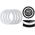 PORT-A-WALL 17" Rim New! Tire White Cover White Wall sidewall Tire Trim for 4 Tires