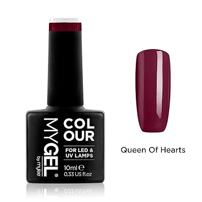 Buy Mygel By Mylee Nail Gel Polish 10ml Queen Of Hearts Uv Led Soak Off Nail Art Manicure Pedicure For Professional Salon Home Use Red Range Long Lasting Easy To Apply