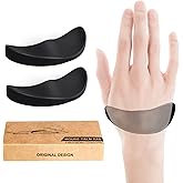 JIKIOU Right-Handed Truly Ergonomic Wrist Rest for Mouse 2 Pack, Carpal Tunnel Support, Pain Relief, Anti-Fatigue, Easy Glide