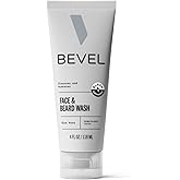 Bevel Face & Beard Wash with Witch Hazel and Aloe Vera to Cleanse, Hydrate and Brighten Skin, 4 Fl Oz