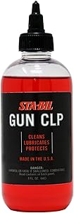 STA-BIL Gun CLP - Cleans, Lubricates, Protects - Superior Lubrication with Anti-Wear Protection - Displaces Water - Protects Against Corrosion - Prevents Jamming - Made in The USA, 8 fl. oz. (22405)