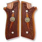 Zib Grips for Taurus PT59, PT92, PT99, PT100, PT101, PT917 Wooden Grips, Smooth Grips Handmade Birthday Newyear Sport for Men