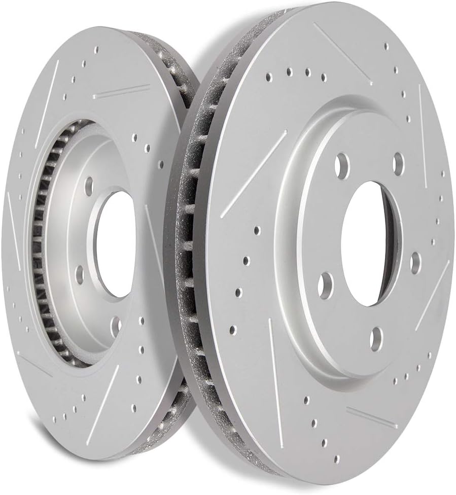 Amazon.com: BRAKEUS Brake Rotors Kits Fit for 2001-2007 Dodge Caravan ...