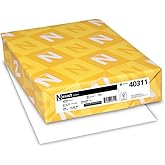 Neenah Paper 40311 Exact Index Card Stock, 90lb, 94 Bright, 8 1/2 x 11, White, 250 Sheets