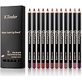 Petansy Lip Liner Pencils Set 12 Colors Waterproof Smooth Lip Pencils High Pigmented Lip Liner Set Matte Lipstick Pen