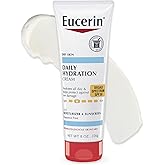 Eucerin Daily Hydration Broad Spectrum SPF 30 Sunscreen Body Cream for Dry Skin, Fragrance Free Sunscreen Moisturizer, 8 Oz T