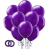 Purple balloons,100-Pack,12-Inch,Latex Balloons(purple)