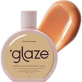 Glaze Super Gloss Color Conditioning Gloss – Beach Blonde for Medium to Dark Blonde Hair – Rinse Out Semi-Permanent Hair Glos