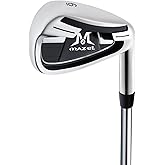 MAZEL Golf Individual Iron 1,2,3,4,5,6,7,8,9, Pitching Wedge,Sand Wedge with Steel Shafts for Right Handed Golfers