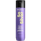 Matrix So Silver Purple Shampoo | Neutralizes Yellow Tones | Color Depositing, Brightening & Toning | For Color Treated, Blon