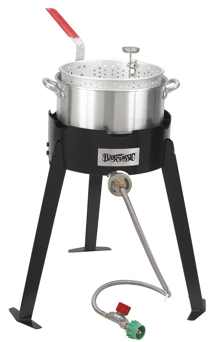 Bayou Classic 2212 Fish Cooker Set, Black and Silver