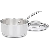 Cuisinart 1.5 Quart Saucepan w/Cover, Chef's Classic Stainless Steel Cookware Collection, 719-16