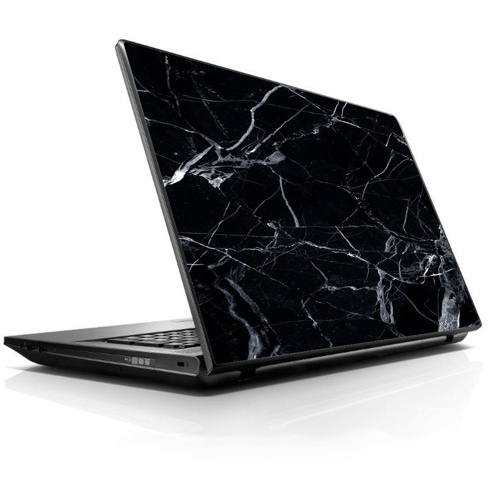 15 15.6 inch Laptop Notebook Skin Vinyl Sticker Cover Decal Fits 13.3" 14" 15.6" 16" HP Lenovo Apple Mac Dell Compaq Asus Acer/Black Marble Granite White