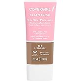 COVERGIRL, Clean Fresh Skin Milk Foundation, Deep/Dark, 1 Count (packaging may vary)