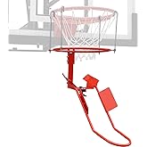 ProSlam Basketball Return Attachment, Heavy Duty Durable Steel Return System for Basketball - 180 Degree Rotatable Chute Shot