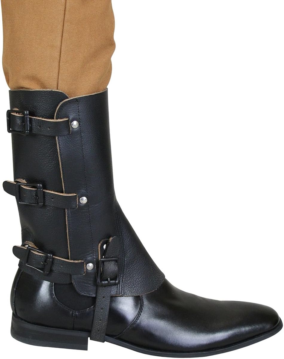 Buy Edwardian Men’s Shoes & Boots | 1900, 1910s Historical Emporium Mens Deluxe Leather Military Gaiters  AT vintagedancer.com