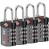 Forge Travel Lock,TSA Approved Luggage Locks for Air Travel, Gym Lockers, School Lockers, Pelican Cases, Gun Case, Easy Read 