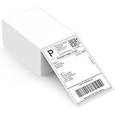 MUNBYN Thermal Direct Shipping Label (Pack of 500 4x6 Per Fanfold Labels) - Commercial Grade