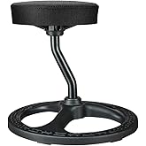 Upaloop Fitness Seat Stool Chair for Stability, Balance, Yoga, Office, School, Wellness, Active Sitting with Non-Slip Base an