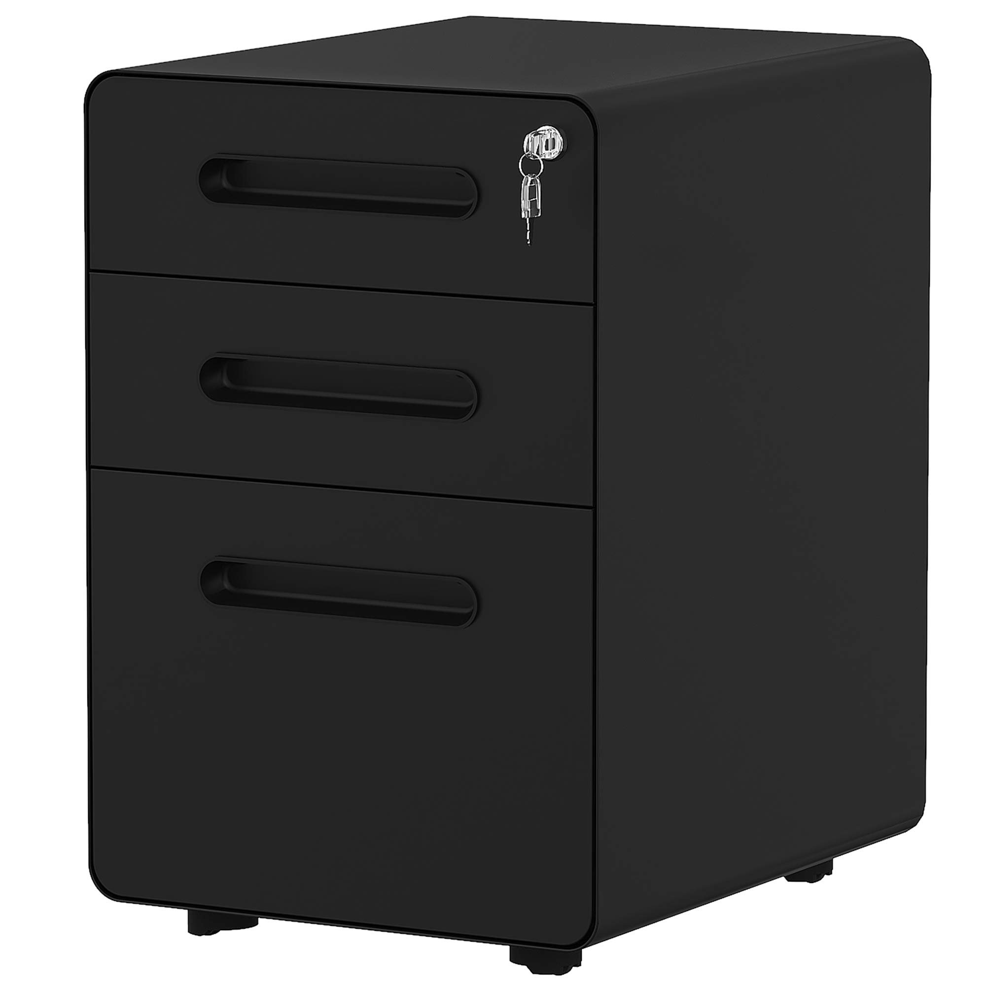 YITAHOME 3-Drawer Office Storage Cabinet,?Metal Mobile File Cabinet ...