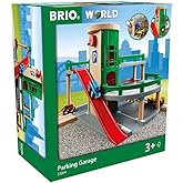 BRIO World 33204 Parking Garage - Ultimate Toy Train Accessory | Interactive Play | Compatible with All BRIO Train Sets | FSC