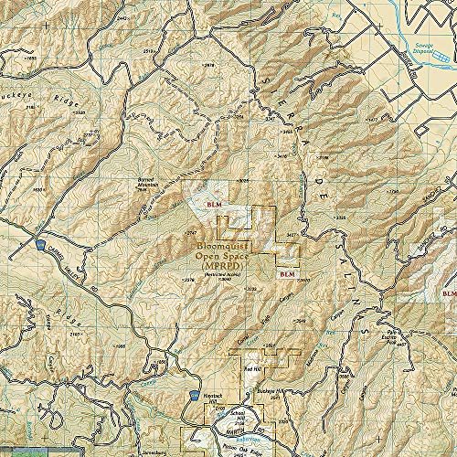 Big Sur, Ventana Wilderness Map [Los Padres National Forest] (National ...