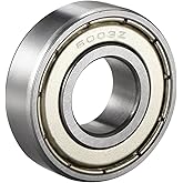 uxcell 6003Z Deep Groove Ball Bearing Single Shield 60103 17mm x 35mm x 10mm Chrome Steel Bearings Pack of 1