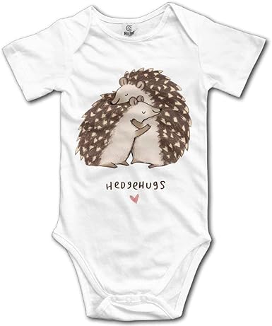 Amazon Com Meanting Cute Cartoon Hedgehog Hugs Newborn Infant Fashion Bodysuit Baby Onesies Clothing Clothing