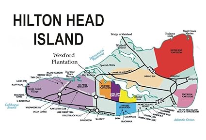 Map Of Hilton Head Island Plantations - Maps For You