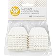 Wilton Mini Baking Cups - Use Mini Baking Liners for Baking Cupcakes or Muffins, Ideal for Holiday Candy and Nuts Too, White,