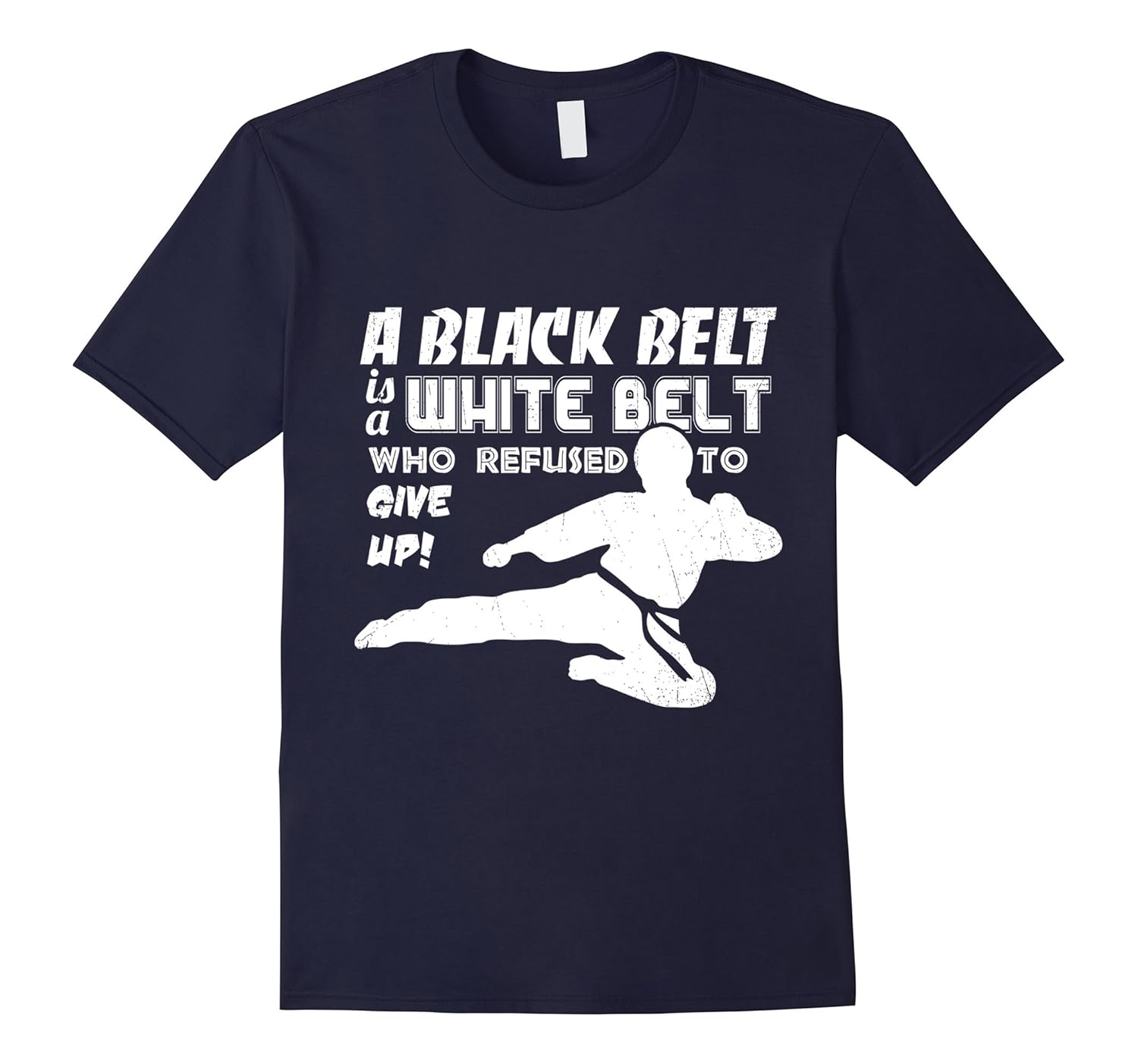 A Black Belt Is A White Belt Taekwondo T-Shirt-TJ