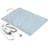 Pure Enrichment PureRelief Express Designer Series Electric Heating Pad - 12” x 15” Fast-Heating with 4 Heat Settings, Machin