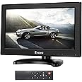 Eyoyo 12" Inch TFT LCD Monitor with AV HDMI BNC VGA Input 1366x768 Portable Mini HD Color Screen Display with Built-in Speake