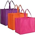 Tosnail 12 Pack Large Foldable Reusable Grocery Tote Bags Shopping Bags