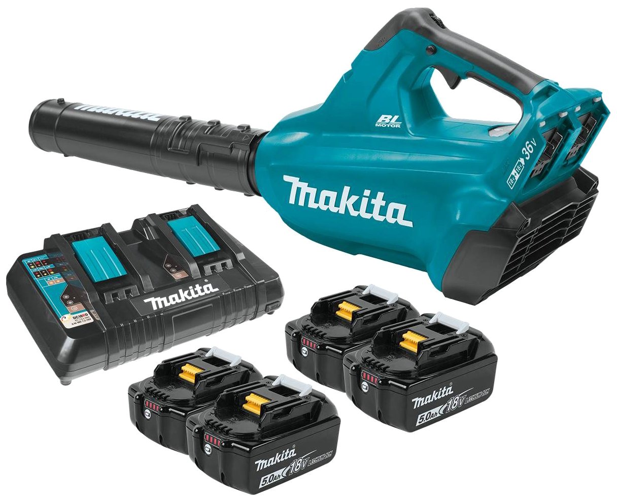 Makita XBU02PT1 Cordless Blower Kit with 4 Batteries