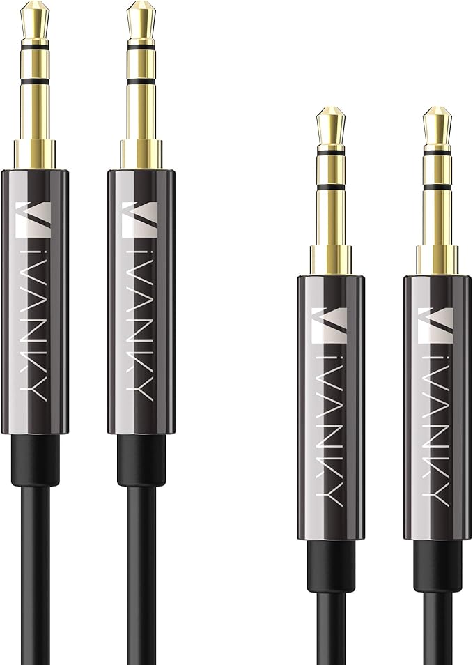 Amazon.com: iVANKY - Cable auxiliar de 3.9 ft [sonido de alta ...