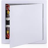 PNKKODW Plumbing Access Panel for Drywall 12 x 12 Inch Plastic Access Door Removable Wall Access Panel Ceiling Reinforced Hin