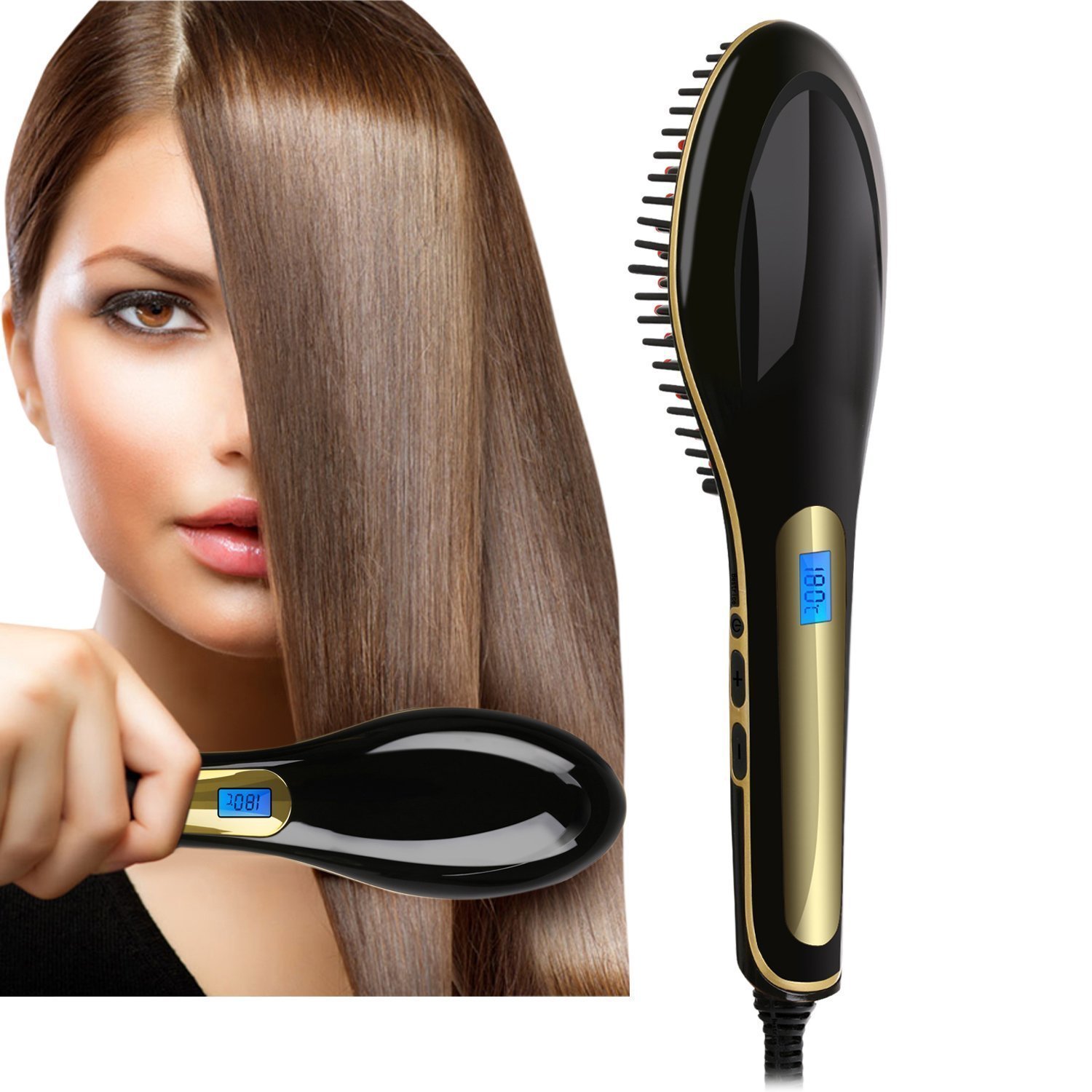 Amazoncom Hair Brush Straightening Brush Angel Kiss Hair