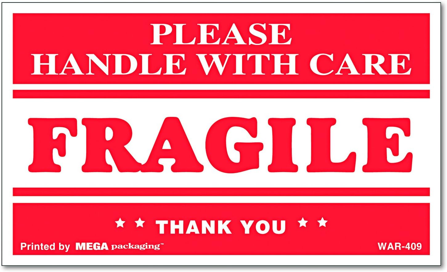 Fragile Stickers Printable - Printable Templates