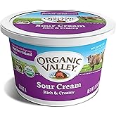 Organic Valley Rich & Creamy Sour Cream, Vegetarian Friendly, Kosher, Halal, USDA Certified Organic, Non-GMO, 16 Ounce (Pack 