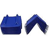 Mytee Products (20 Pack) V Edge Protectors Flatbed, 8" x 12", Blue | Vee Shaped Plastics Corner Protectors for Cargo Loads | 