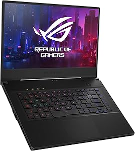 ROG Zephyrus M Thin and Portable Gaming Laptop, 15.6” 240Hz FHD IPS, NVIDIA GeForce RTX 2070, Intel Core i7-9750H, 16GB DDR4 RAM, 1TB PCIe SSD, Per-Key RGB, Windows 10 Home, GU502GW-AH76