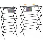 KeingGcopr Household Indoor Foldable Drying Rack Clothing, Laundry Drying Rack - 40" x 28.8" x 14.2", Space Saving Indoor&Out