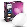 Philips Hue Go Smart Portable Dimmable Table Lamp, White - White and Color Ambiance LED Color-Changing Light - 1 Pack - Indoo