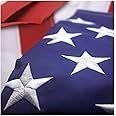 VSVO US American Flag 3x5 Ft - Heavy Duty 300D Oxford Nylon Embroidered US Flags, Embroidered Stars, Sewn Stripes, Indoor/Out