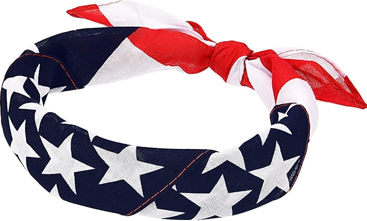 Amazon.com: Maxdot American Flag Bandanas Usa Flag Headband Kerchief 