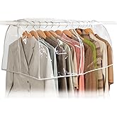 Richards Homewares - Clear Vinyl Storage Closet Garment Cover, 36"x22"x18" (1-Pack)