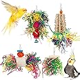 Bird Toys Bird Shredding Foraging Toys Parakeet Toy Chewing Hanging Toy Bird Shredded Paper Bird Cage Accessories Bird Rope P