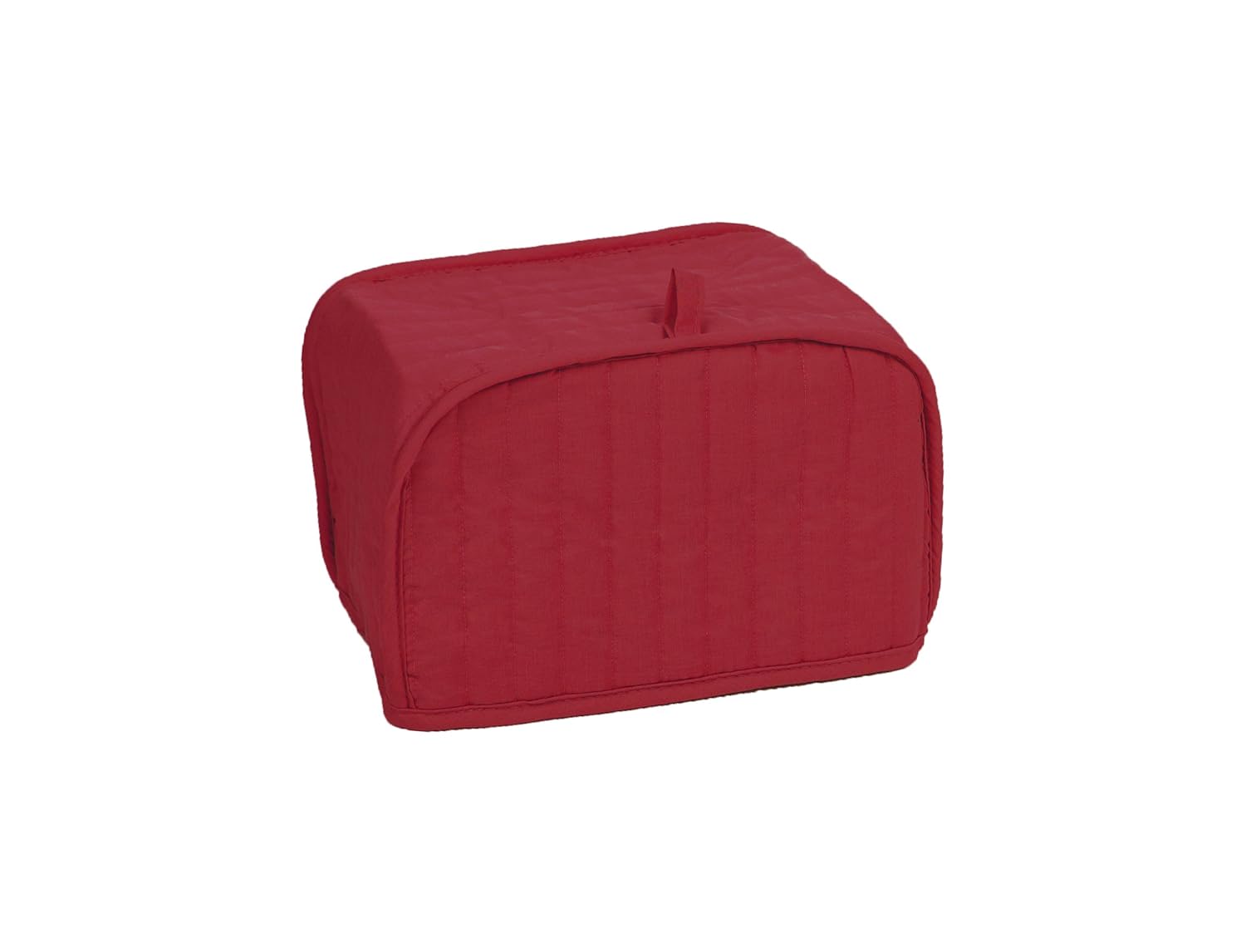 RITZ Polyester / Cotton Quilted Four Slice Toaster Appliance Cover, Dust and Fingerprint Protection, Machine Washable, Paprika Red